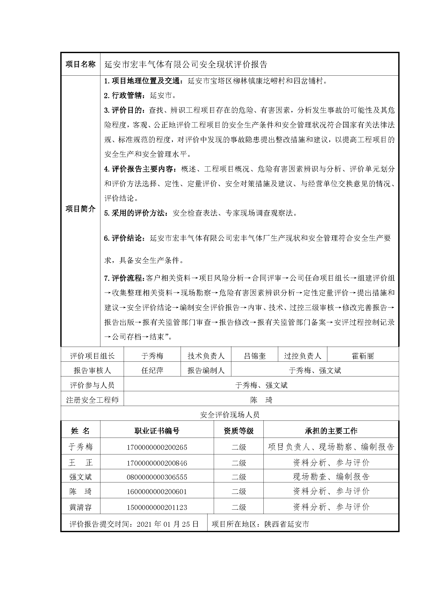 115 2021年7月 延安市宏豐氣體有限公司安全現(xiàn)狀評價報告.png